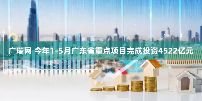 广瑞网 今年1-5月广东省重点项目完成投资4522亿元