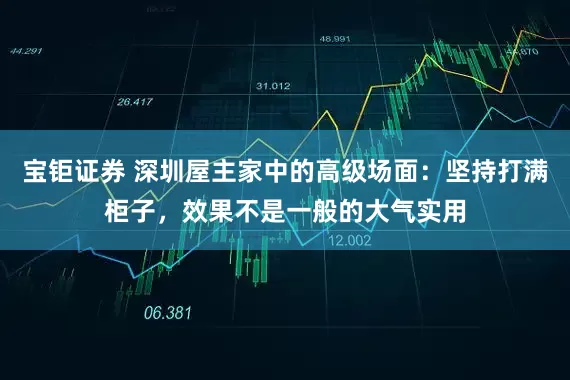 宝钜证券 深圳屋主家中的高级场面：坚持打满柜子，效果不是一般的大气实用